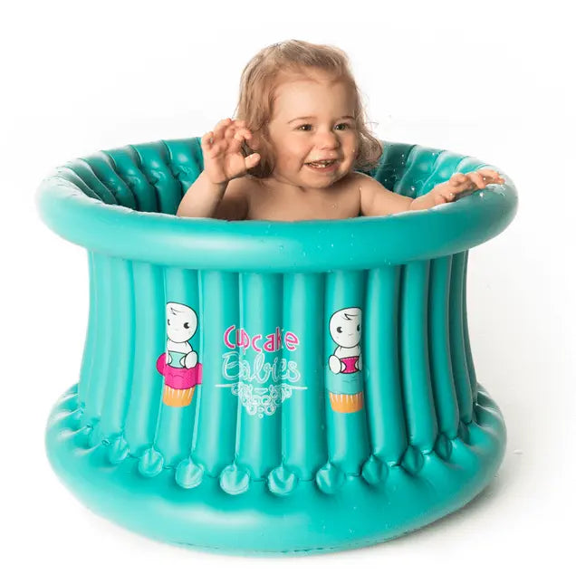 Inflatable Baby Bathtub | Portable Baby Bathtub | Cupcake Babies