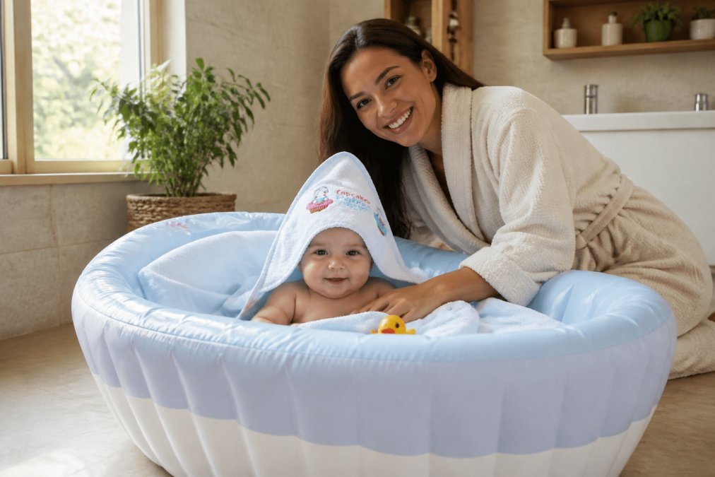 Baignoire bébé sécurisée : guide complet 2026 - Cupcake Babies Europe