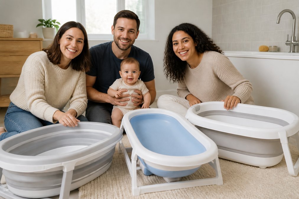 Meilleure baignoire bébé pliable 2026 : comparatif pratique - Cupcake Babies Europe