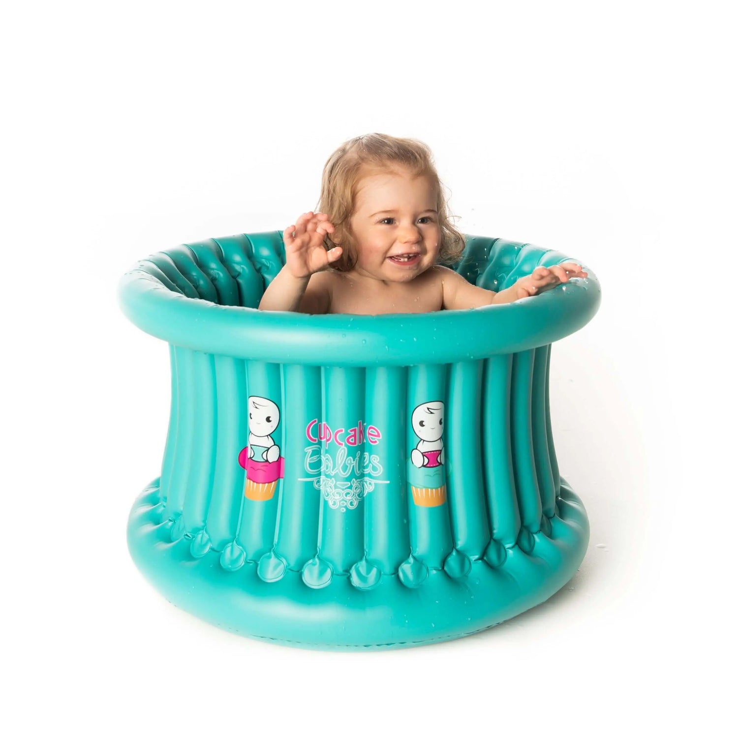 Cupcake Babies Big Bath – Inflatable Tub for Kids Aged 1 to 6 Years