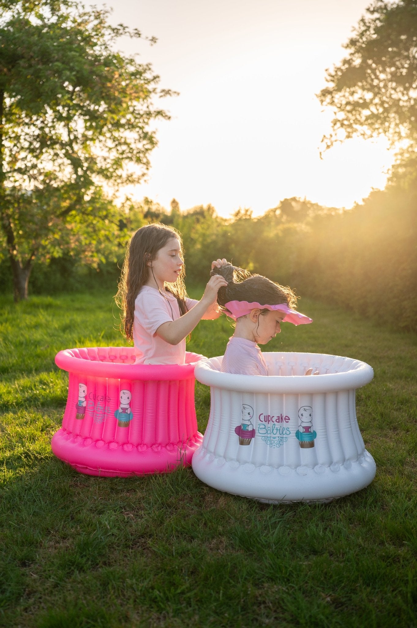 Cupcake Babies Shampoo Cap Pink - Cupcake Babies Europe